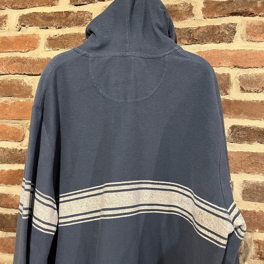 NWT American Eagle Blue Bonfire Fleece Baja Hoodie - Picture 7 of 16